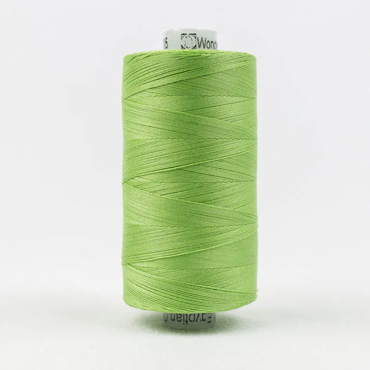 Wonderfil Konfetti 50wt Egyptian Cotton Thread - KT705 Yellow Green 1000m