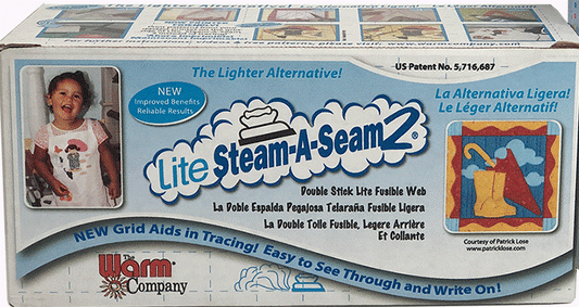 Steam-a-Seam 2 Lite 12" Medium Weight Double Stick Fusible Web Half Yard