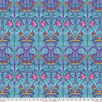 Kaffe Fassett and Morris and Co - Bluebell Purple PWKW004 - 100% Cotton Fabric by Free Spirit