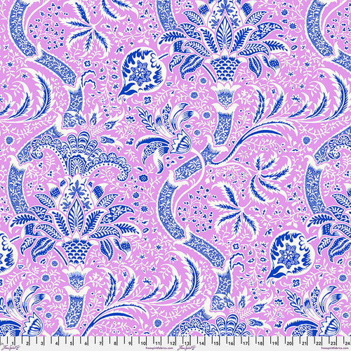 Kaffe Fassett and Morris and Co - Indian Pink PWKW005 - 100% Cotton Fabric by Free Spirit