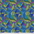Kaffe Fassett and Morris and Co - Acanthus Cobalt PWKW006 - 100% Cotton Fabric by Free Spirit
