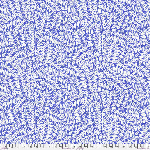 Kaffe Fassett and Morris and Co - Branches Blue PWKW009 - 100% Cotton Fabric by Free Spirit