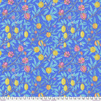 Kaffe Fassett and Morris and Co - Fruit Cobalt PWKW010 - 100% Cotton Fabric by Free Spirit - Crafts and Quilts