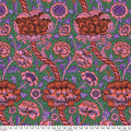 Kaffe Fassett and Morris and Co - Wandle Red PWKW012 - 100% Cotton Fabric by Free Spirit - Crafts and Quilts