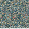The Original Morris and Co - Blackthorn Indigo PWWM055 - 100% Cotton Fabric by Free Spirit