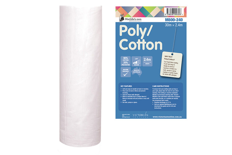 SPECIAL OFFER Matilda's Own - Poly/Cotton Wadding Queen Size