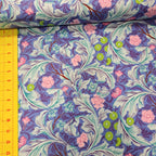 Kaffe Fassett and Morris and Co - Leicester Cobalt PWKW011 - 100% Cotton Fabric by Free Spirit