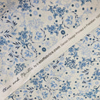 Stof - Blue and Marble 4502-871 100% Cotton Fabric