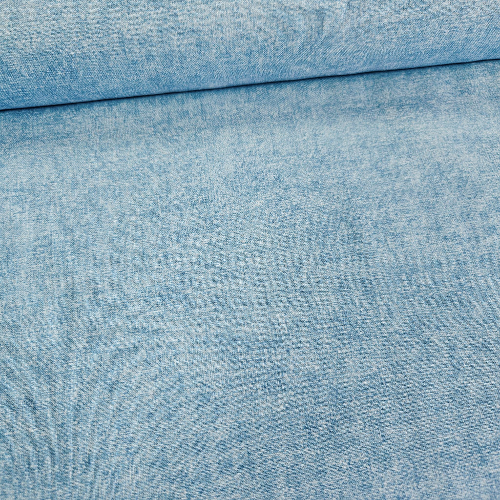Stof - Melange Blue 100% Cotton Fabric
