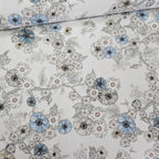 Stof - Blue and Marble 4502-873 100% Cotton Fabric