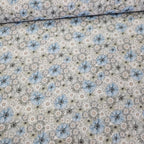 Stof - Blue and Marble 4502-874 100% Cotton Fabric