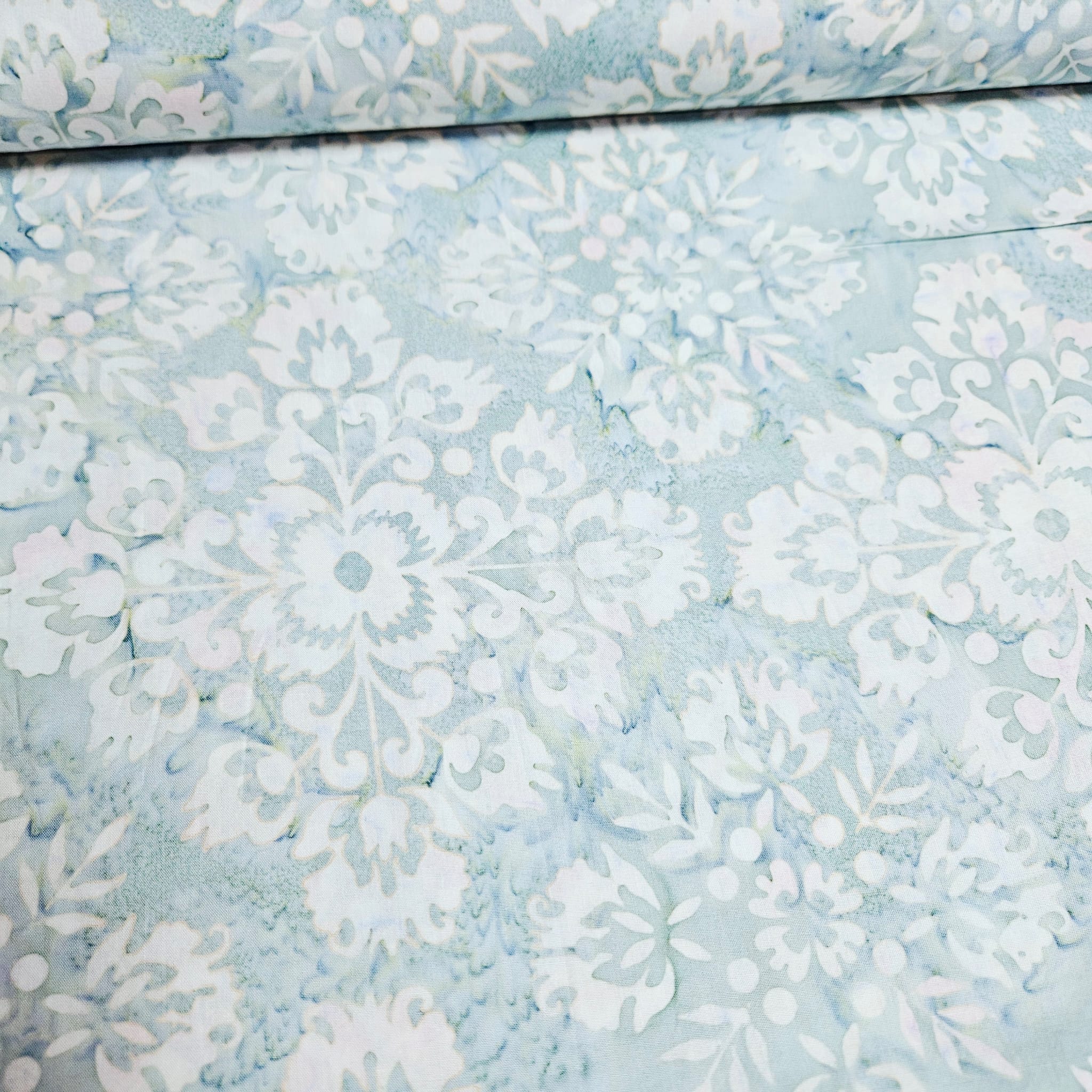 Hoffman - Bali Batiks Handpaints Marrakesh Ice Blue 3355-801 100% Cotton Fabric - Crafts and Quilts