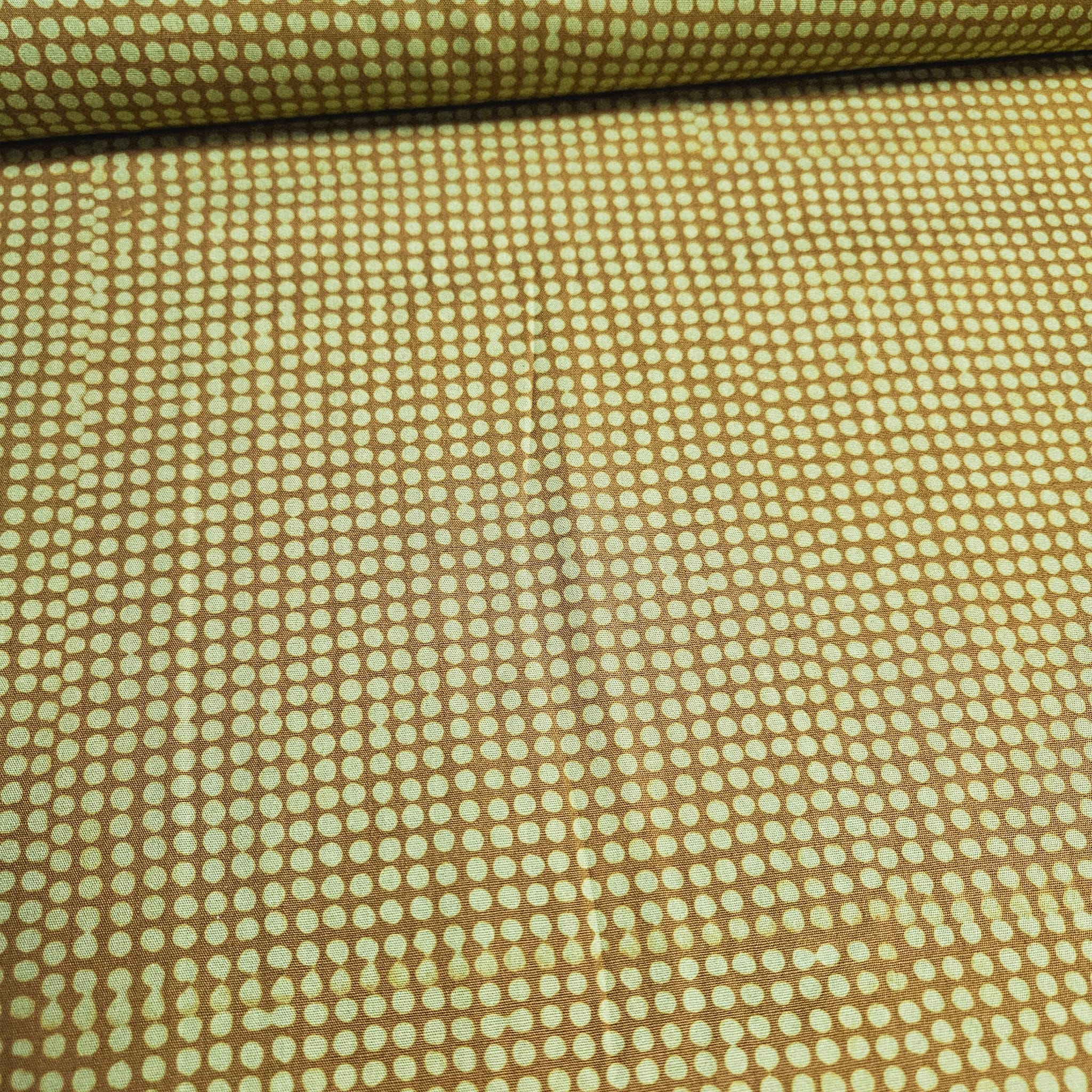 Hoffman - Bali Batiks Handpaints Dots Olive 3017-049 100% Cotton Fabric - Crafts and Quilts