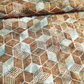 Hoffman - Bali Batiks Handpaints Cubes Sepia 3361-321 100% Cotton Fabric - Crafts and Quilts