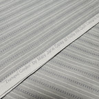 Henry Glass - Tranquil Garden Stripe Grey 100% Cotton Fabric - Crafts and Quilts