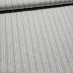 Henry Glass - Tranquil Garden Stripe Grey 100% Cotton Fabric - Crafts and Quilts