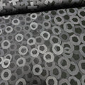 Stof - Tic Tac Toe Black to Grey 100% Cotton Fabric - Crafts and Quilts