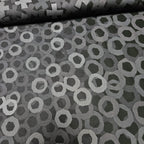 Stof - Tic Tac Toe Black to Grey 100% Cotton Fabric - Crafts and Quilts