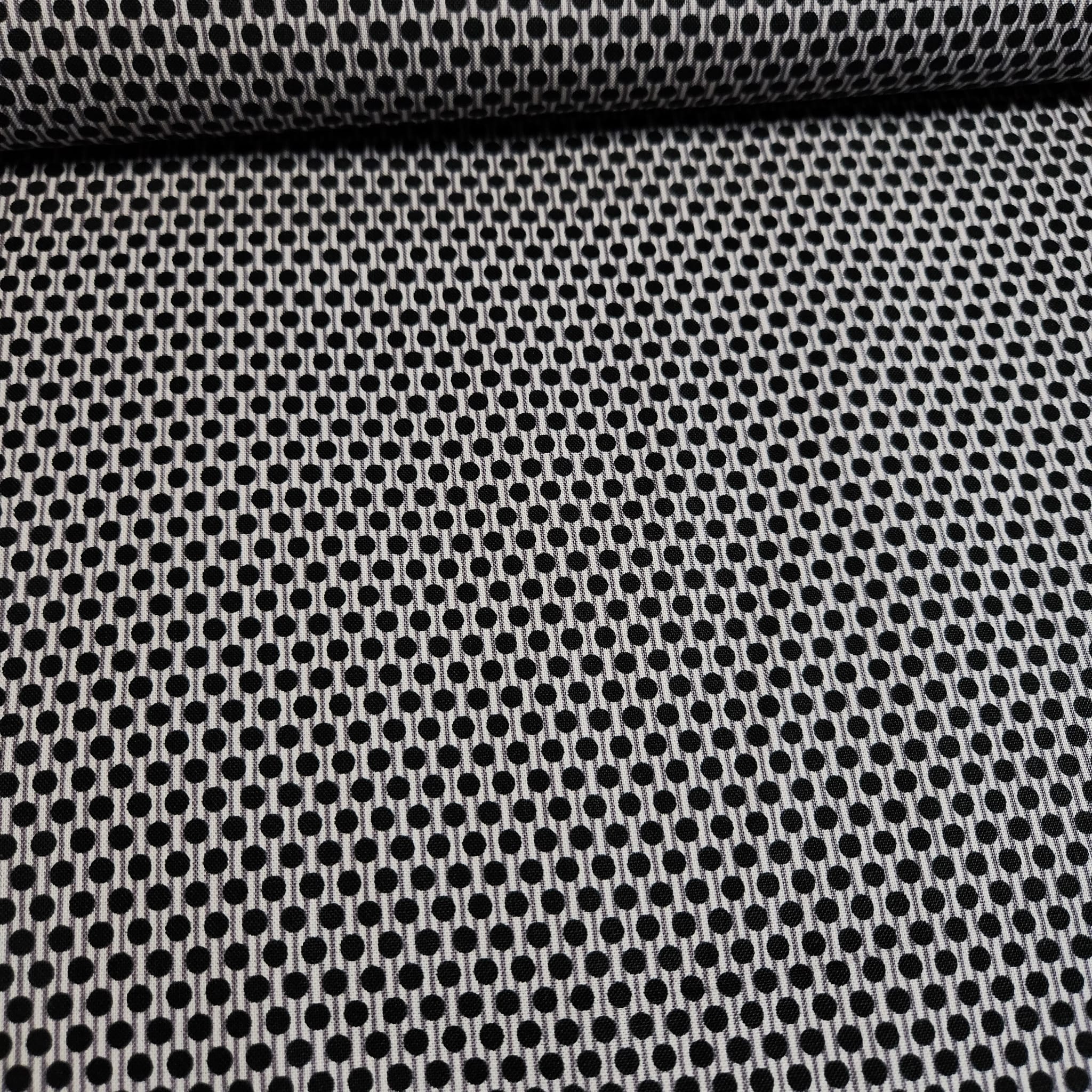 Stof - Winter is Coming Spots Black 100% Cotton Fabric - Crafts and Quilts