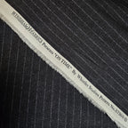 Windham Fabrics - On Time Pinstripe Black 100% Cotton Fabric - Crafts and Quilts