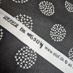 Stof - Kira Black MS 1523 100% Cotton Fabric - Crafts and Quilts