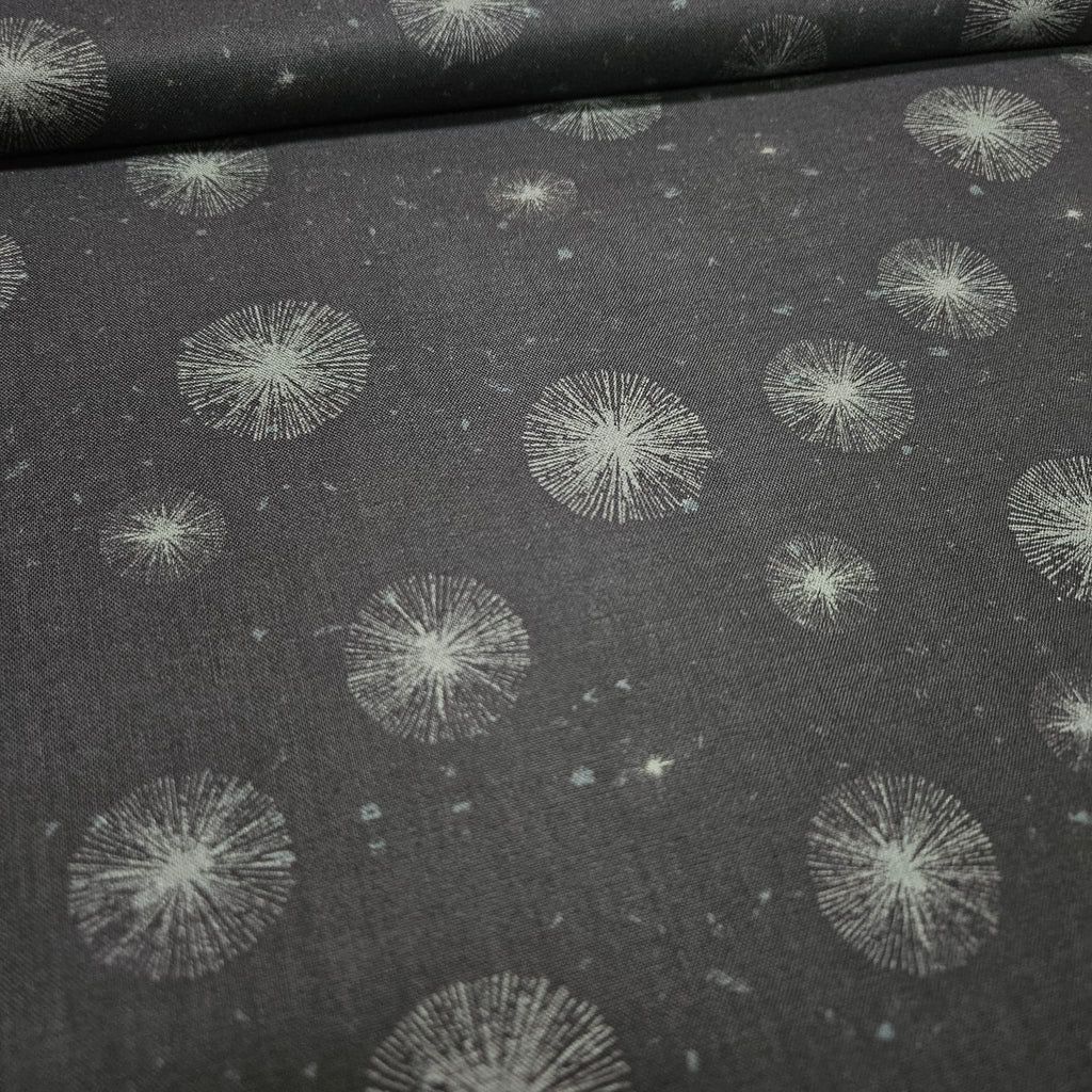 Stof - Reflections Black 100% Cotton Fabric - Crafts and Quilts