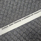 Stof - Quilters Basics Harmony Black White Geo 100% Cotton Fabric - Crafts and Quilts