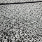 Stof - Quilters Basics Harmony Black White Geo 100% Cotton Fabric - Crafts and Quilts