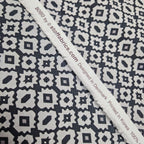 Stof - Boho Black Grey 100% Cotton Fabric - Crafts and Quilts