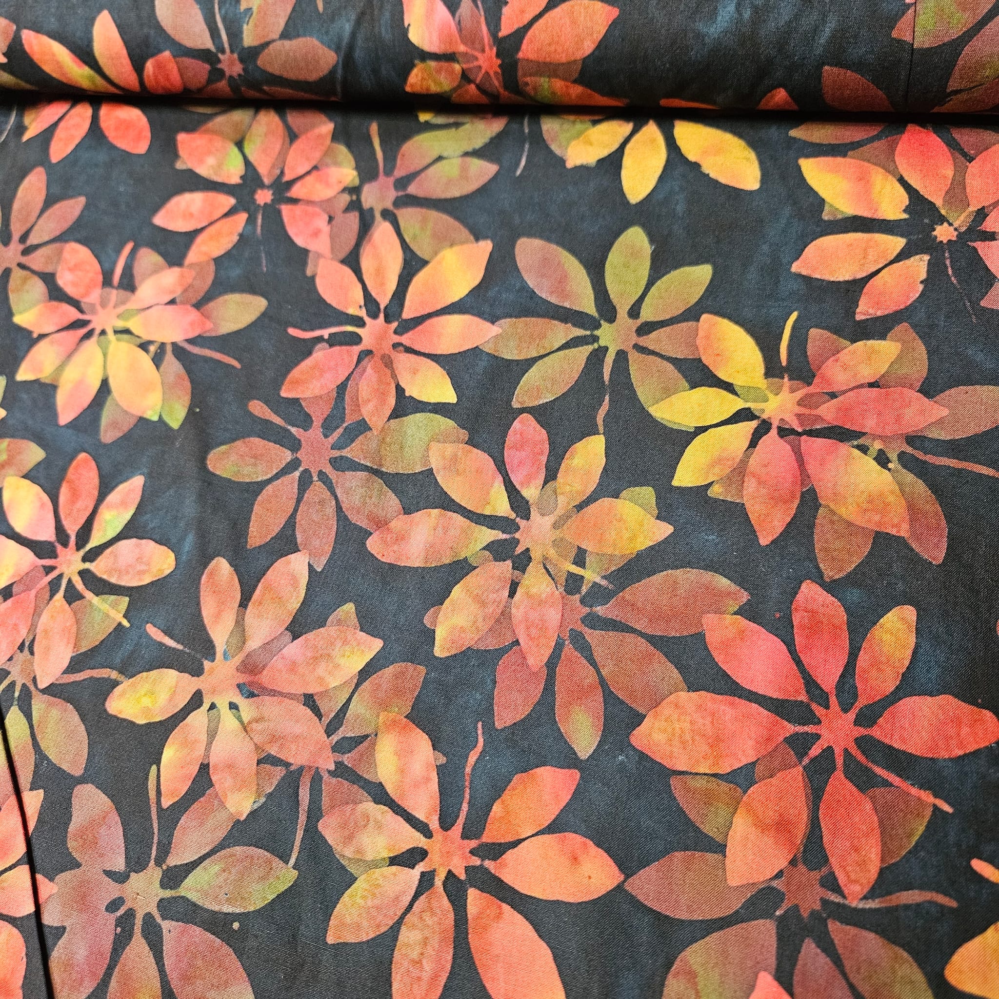 Hoffman - Bali Batiks Handpaints Choisya Leaves 3355 901 100% Cotton Fabric