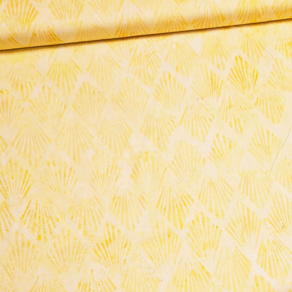 Hoffman - Bali Batiks Handpaints Seashell Citrine 3357 204 100% Cotton Fabric