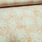Hoffman - Bali Batiks Handpaints Dandylion Wishes Coral 3355 200 100% Cotton Fabric