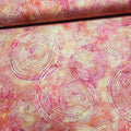Hoffman - Bali Batiks Handpaints Ripples Orange 100% Cotton Fabric - Crafts and Quilts