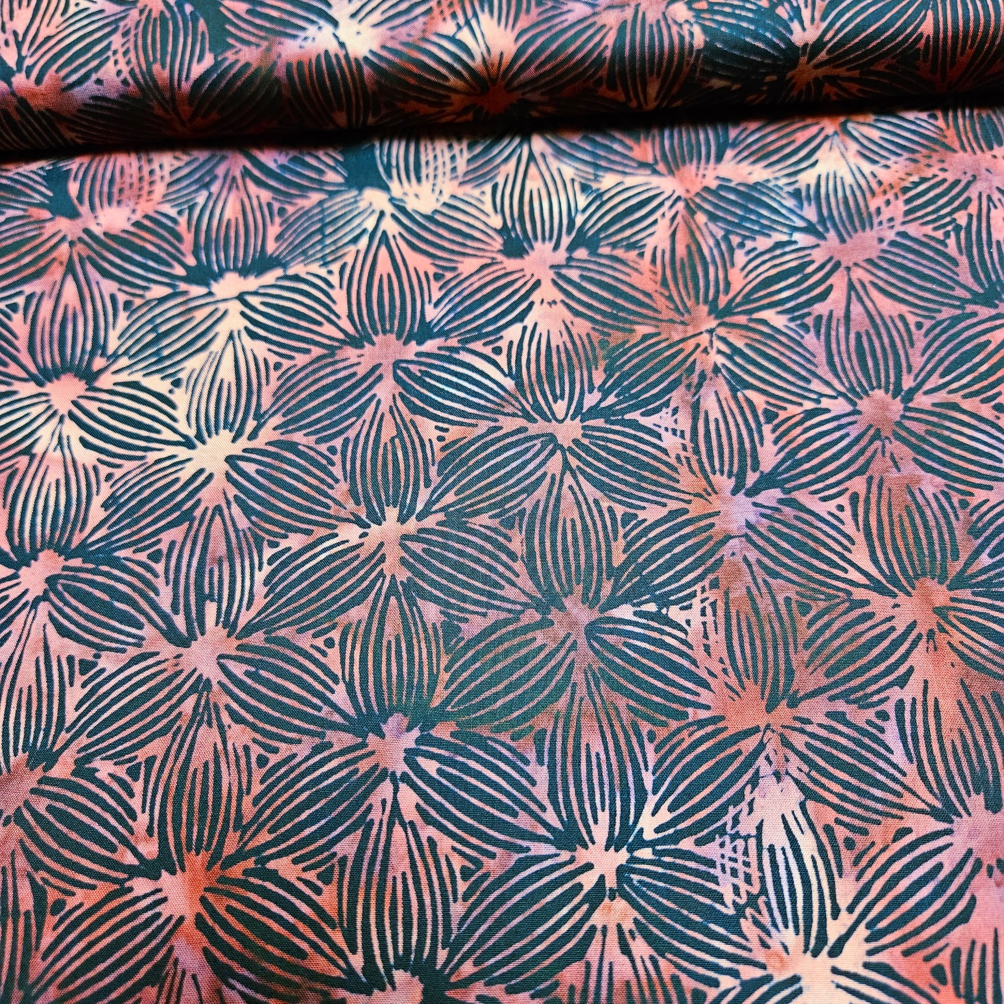 Hoffman - Bali Batiks Handpaints Nightshade Lava 3361 406 100% Cotton Fabric