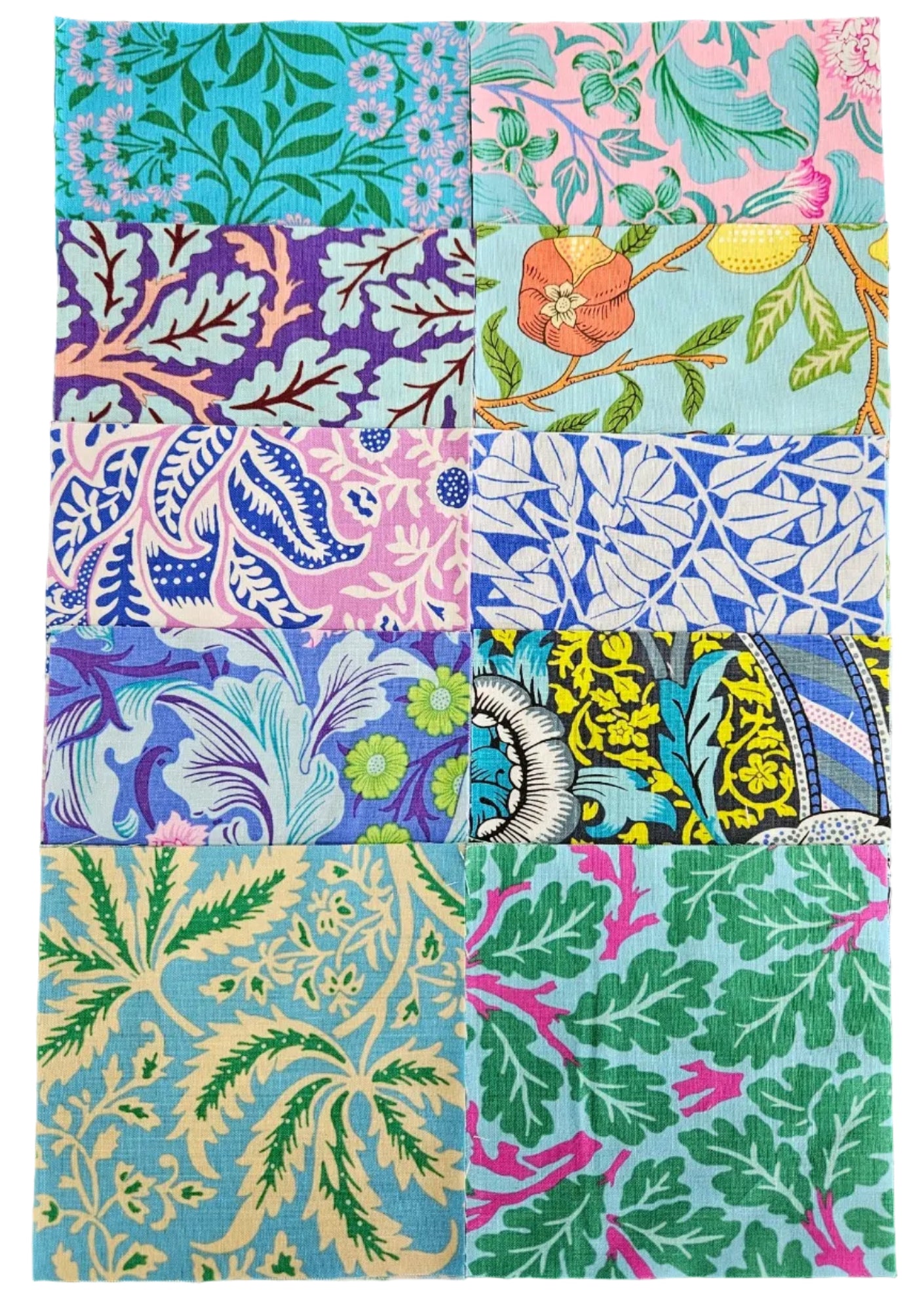 5" Charm Pack - Kaffe Fassett Morris & Co 2 - 40 Squares