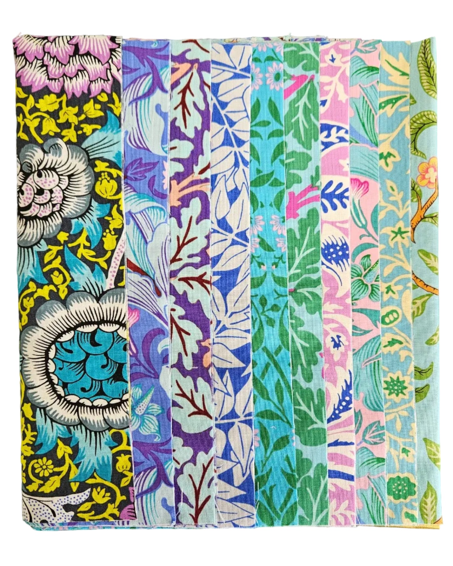 Layer Cake  - Kaffe Fassett Morris & Co 2 - Twenty 10" Squares 100% Cotton Fabric Bundle