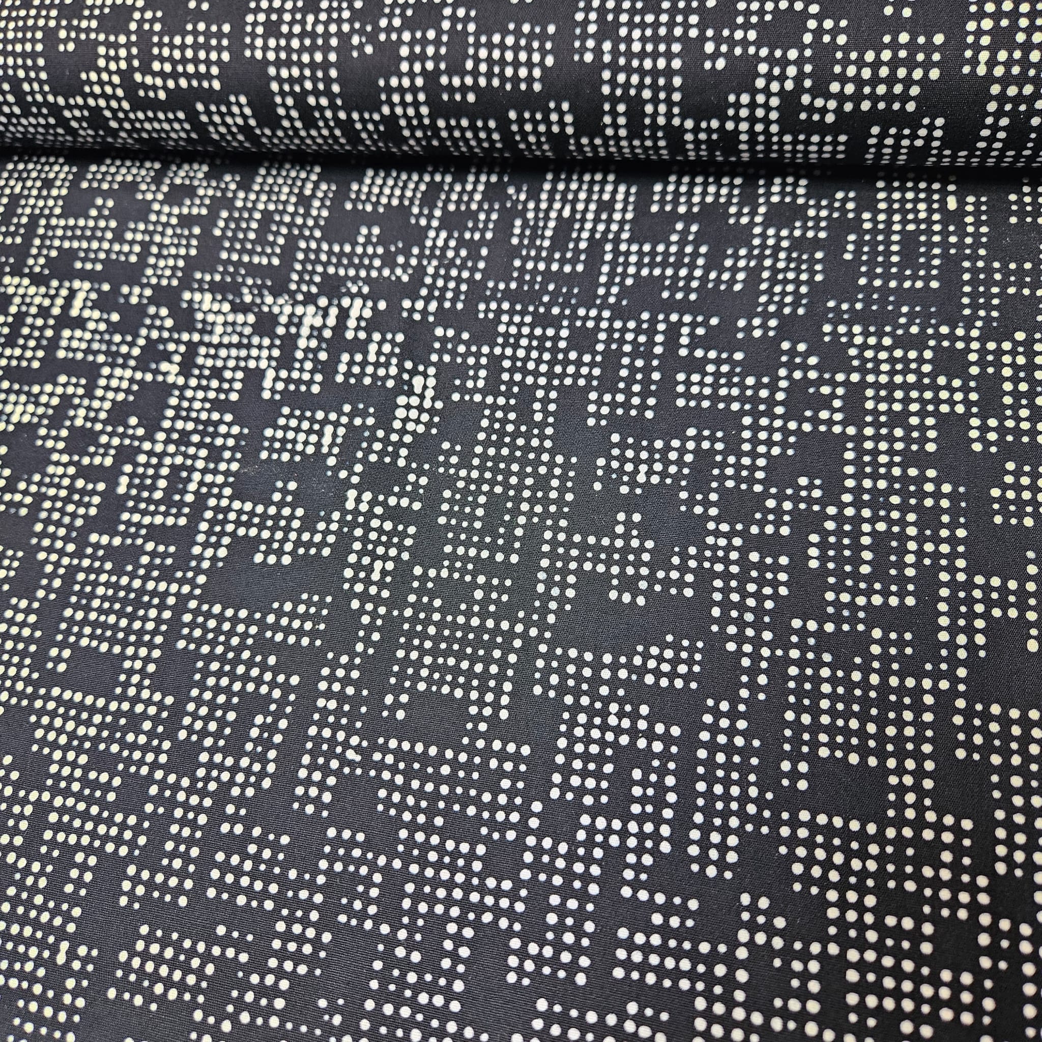Hoffman - Bali Batiks Handpaints Black White Matrix 3017-068 100% Cotton Fabric - Crafts and Quilts