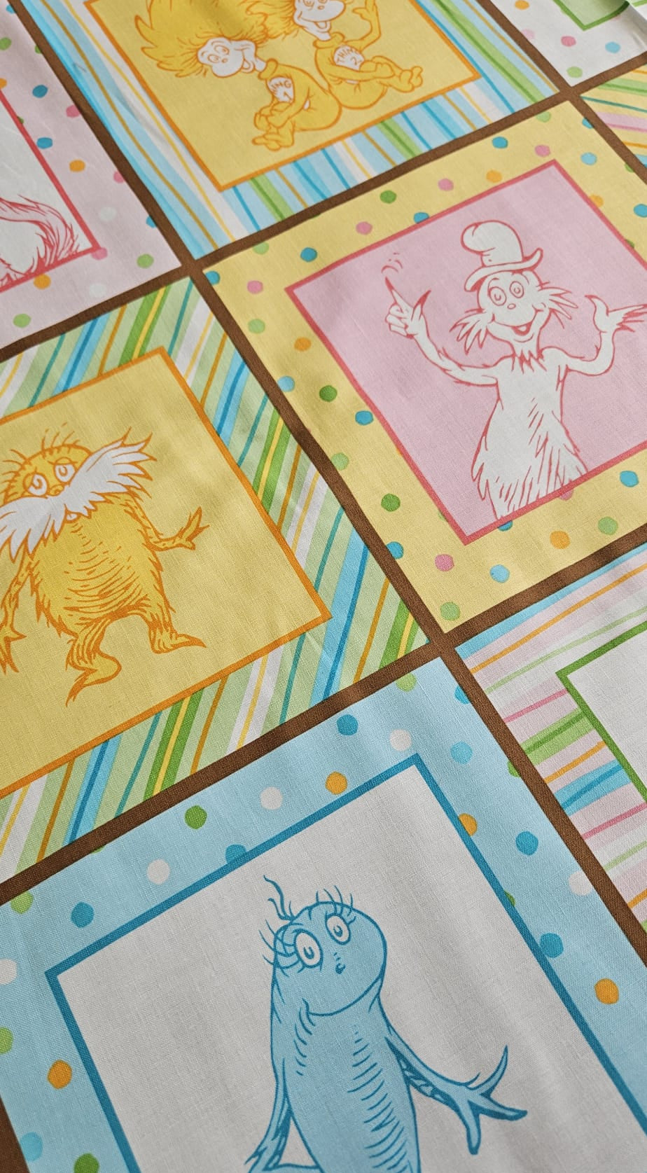 Robert Kaufmann - Celebrate Dr Seuss Fabric Panel - Crafts and Quilts