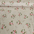 Stof - Vintage Roses Neutral Bouquet 100% Cotton Fabric - Crafts and Quilts