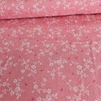Stof - Vintage Roses Pink Blender 100% Cotton Fabric - Crafts and Quilts