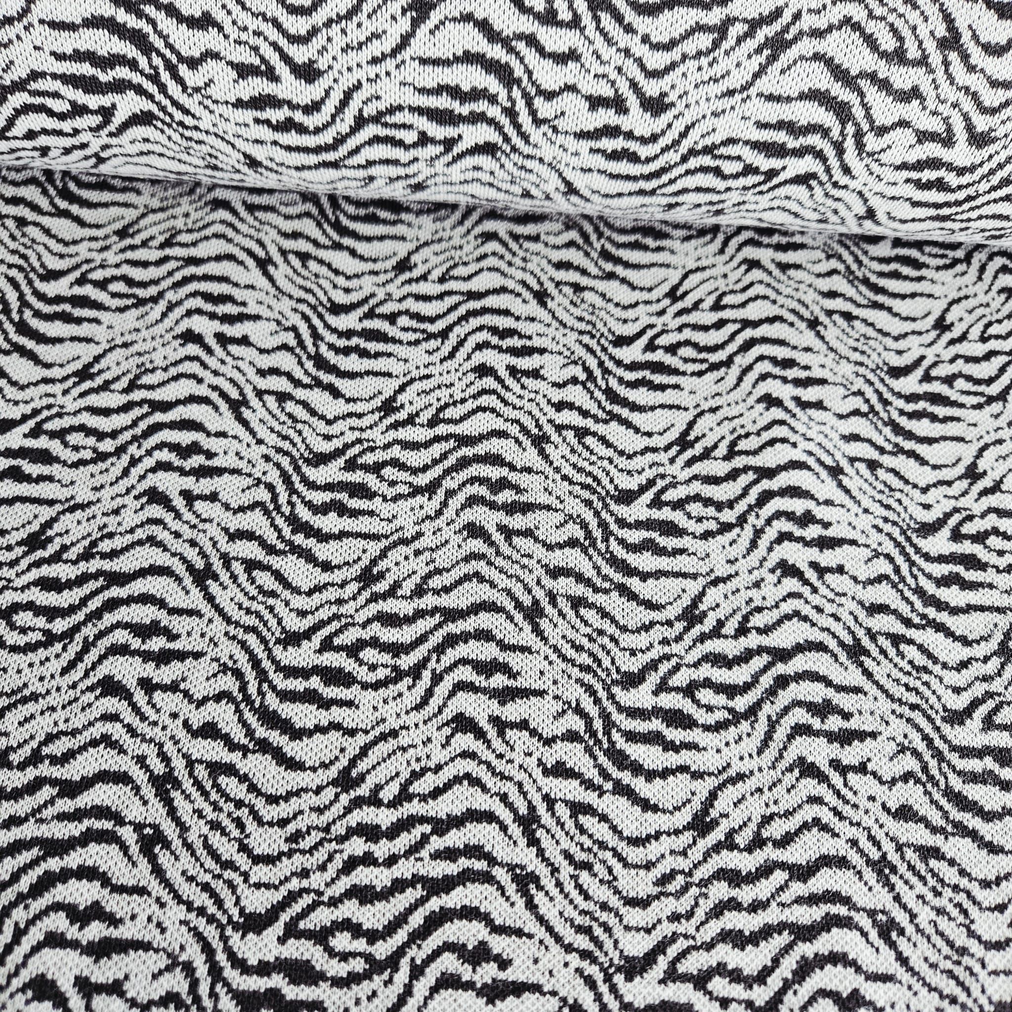 Stof Jacquard Knit Zebra 16-186 Meter