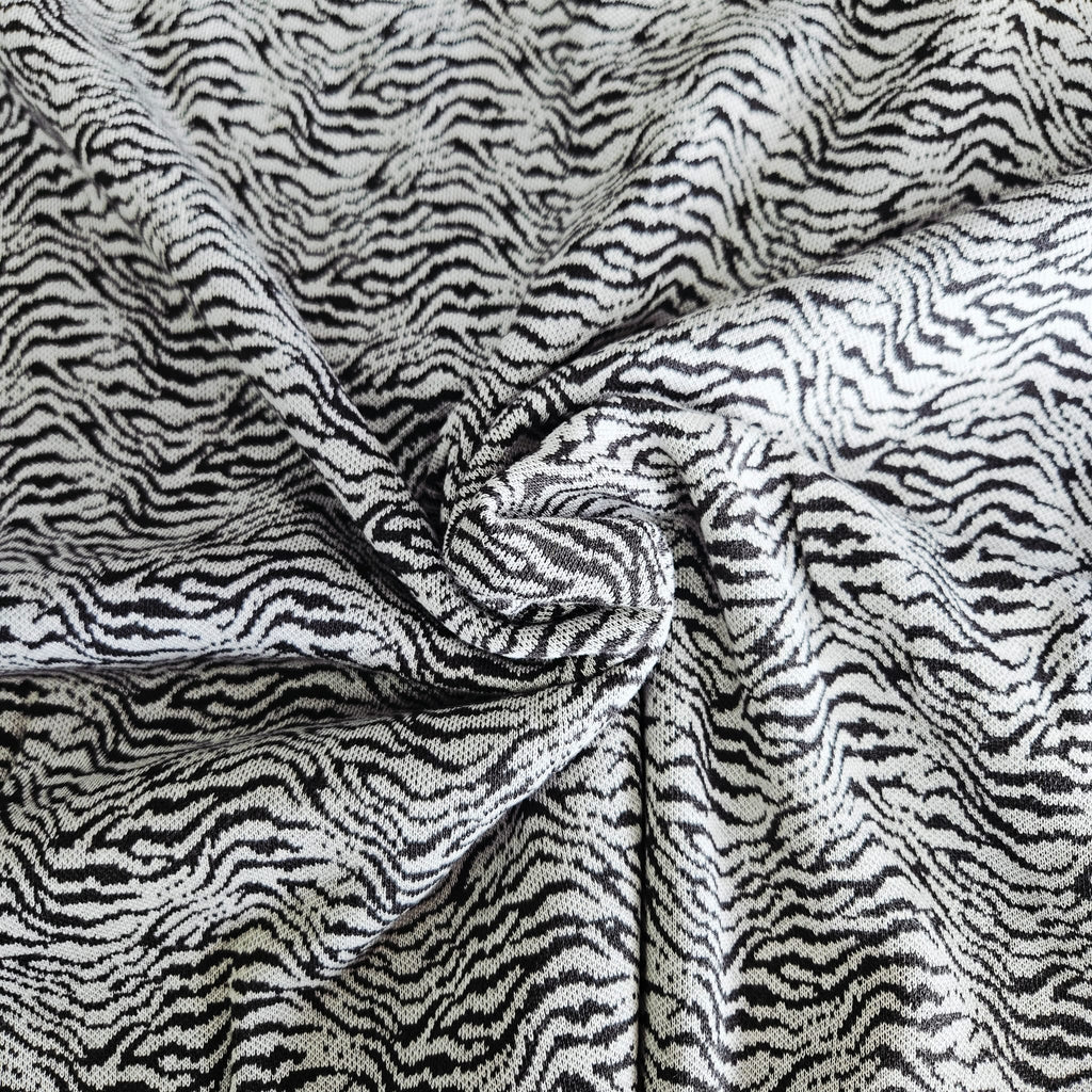 Stof Jacquard Knit Zebra 16-186 Meter