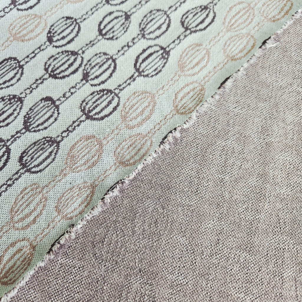 Stof Jacquard Knit Grey 16-174 Meter