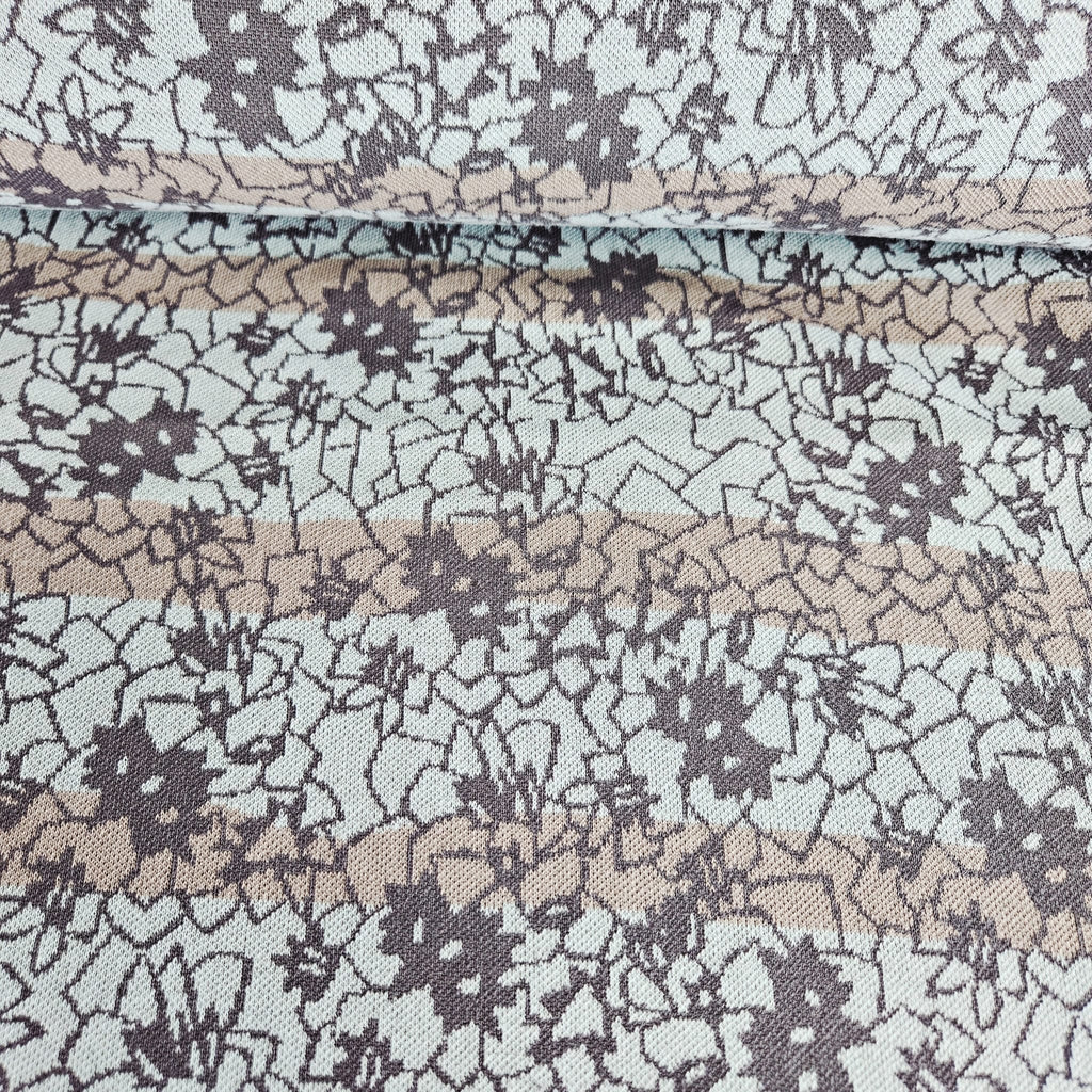 Stof Jacquard Knit Grey 16-178 Meter