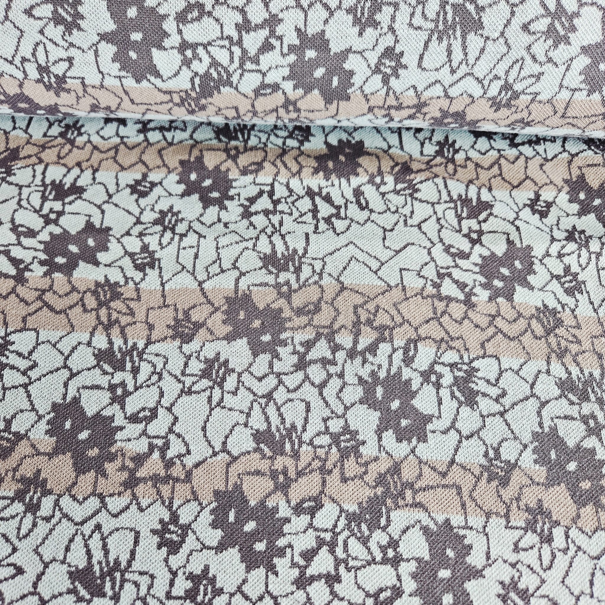 Stof Jacquard Knit Grey 16-178 Meter