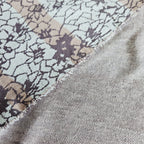 Stof Jacquard Knit Grey 16-178 Meter