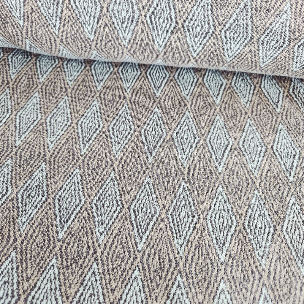 Stof Jacquard Knit Grey 16-176 Meter