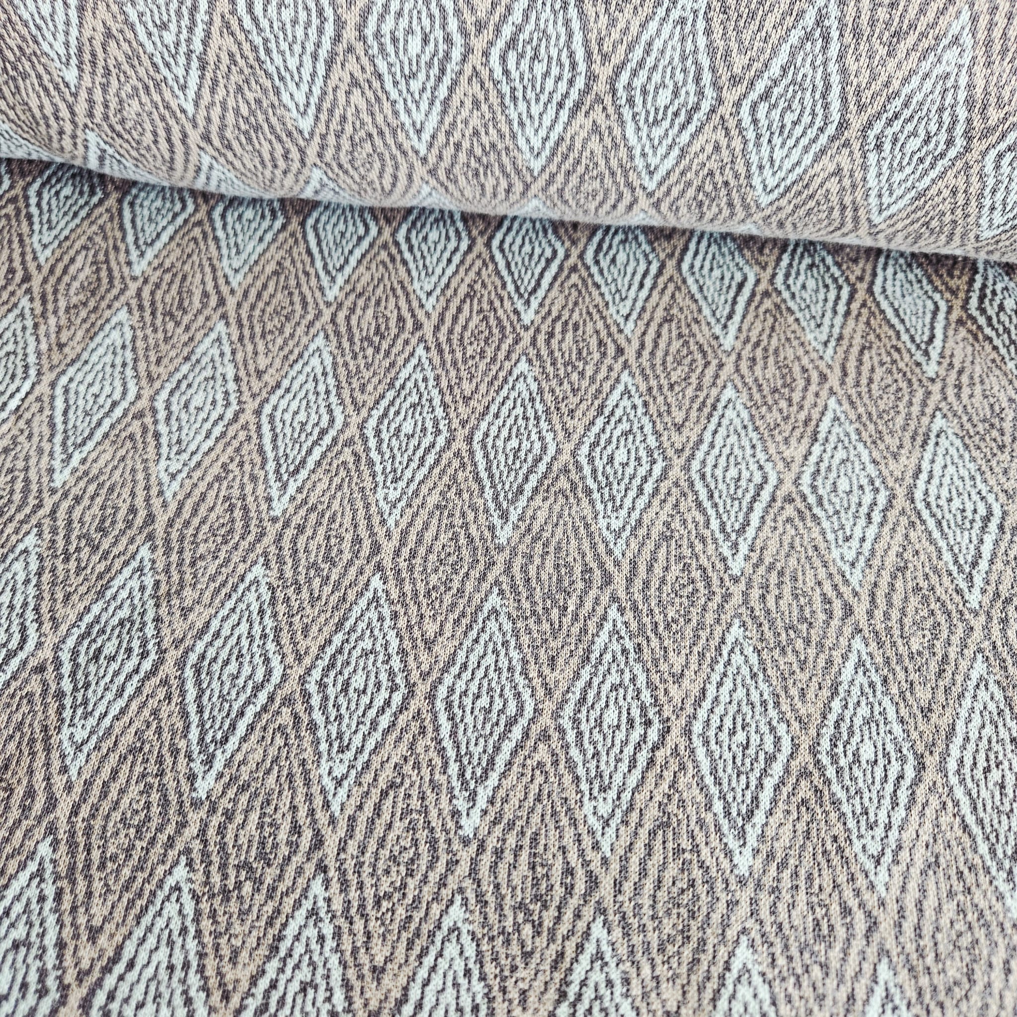 Stof Jacquard Knit Grey 16-176 Meter