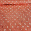 Stof - Silent Christmas Stars Terracotta 100% Cotton Fabric