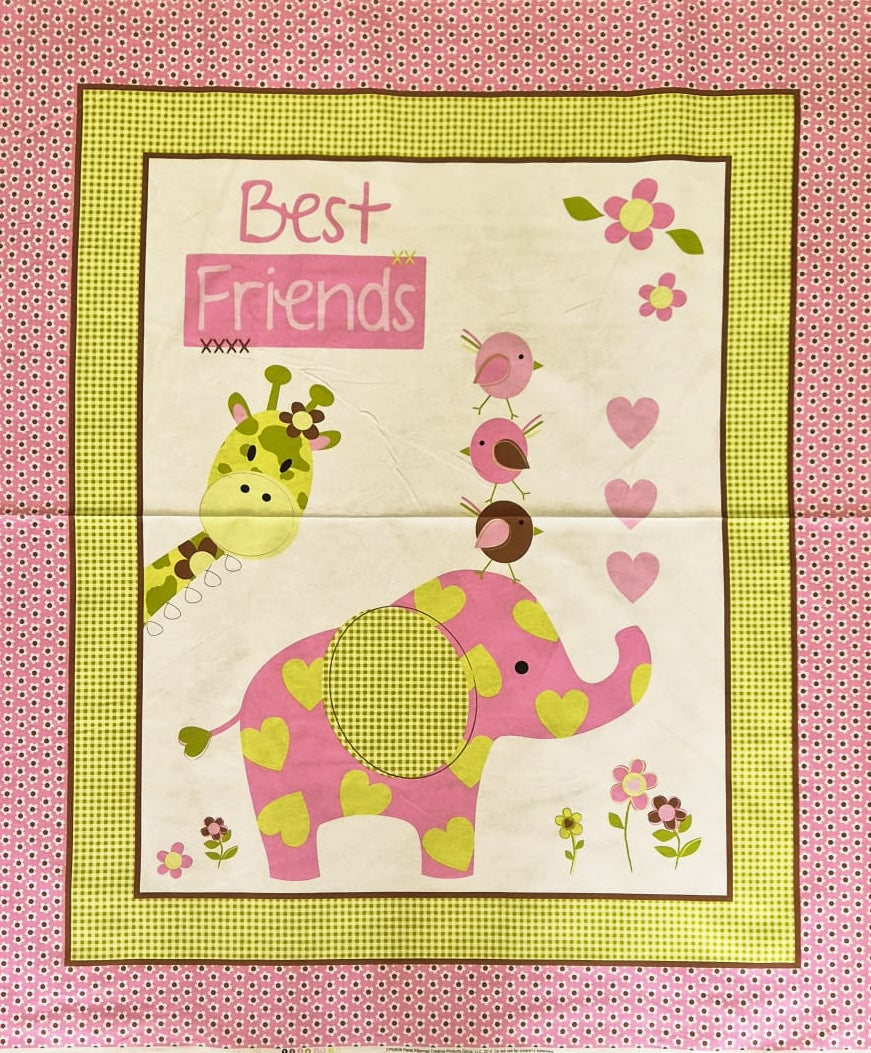 Springs Creative  - Best Friends Quilt Fabric Panel